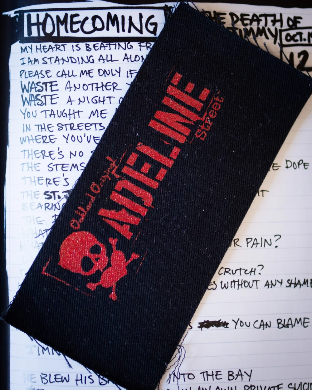 Adeline patch - black and pink