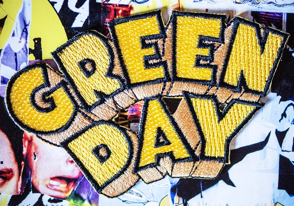 Green Day - yellow Dookie logo patch