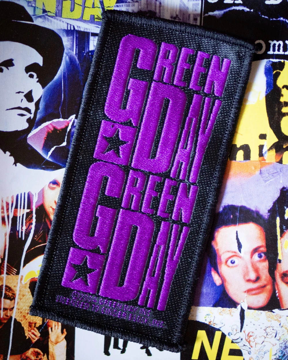 Green Day - purple logo patch