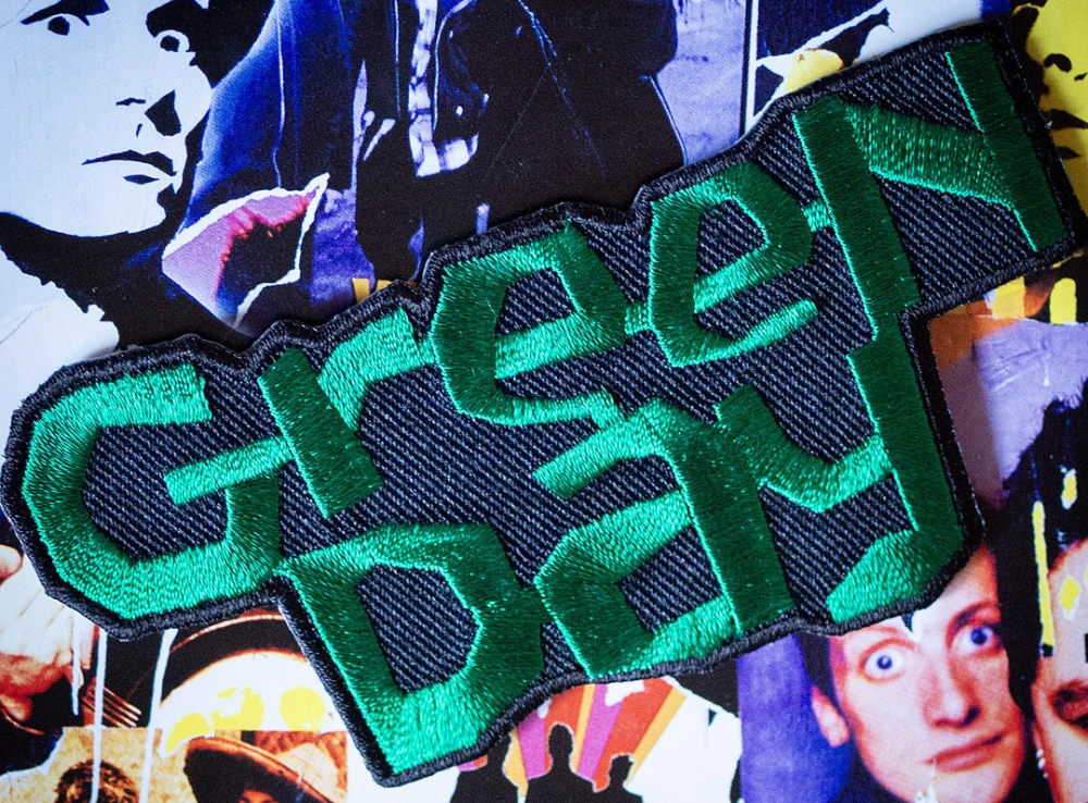 Green Day - Kerplunk green logo patch