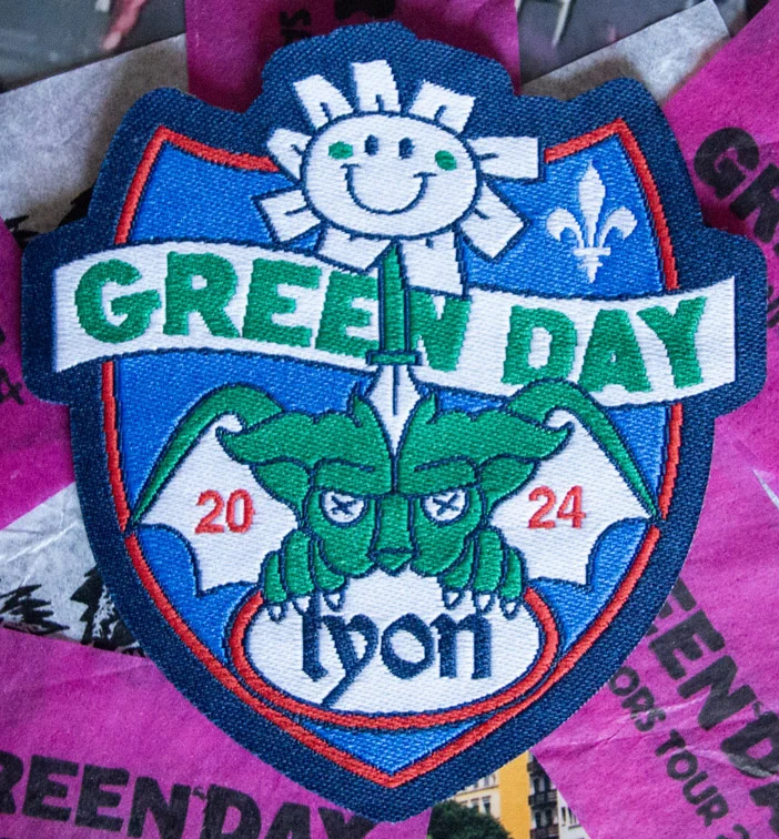 Green Day - Saviors Tour - Lyon patch