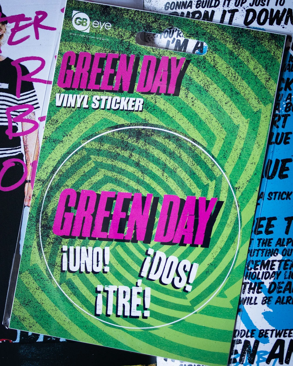 ¡Uno! ¡Dos! ¡Tré! vinyl sticker