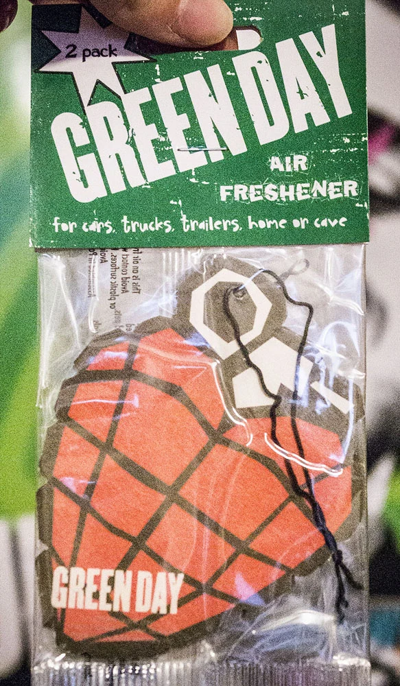 American Idiot era heart grenade air freshener