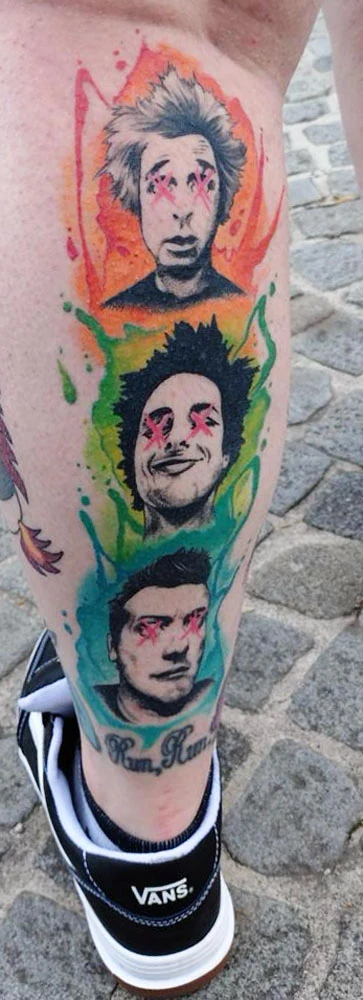¡Uno! ¡Dos! ¡Tré! watercolour faces