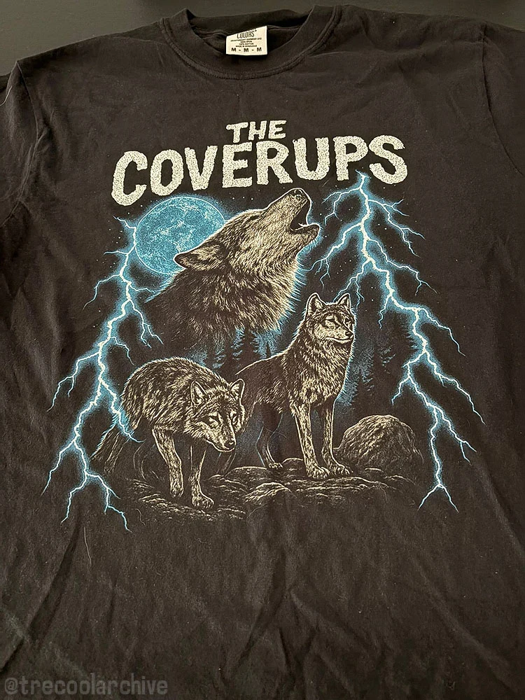 The Coverups wolves t-shirt