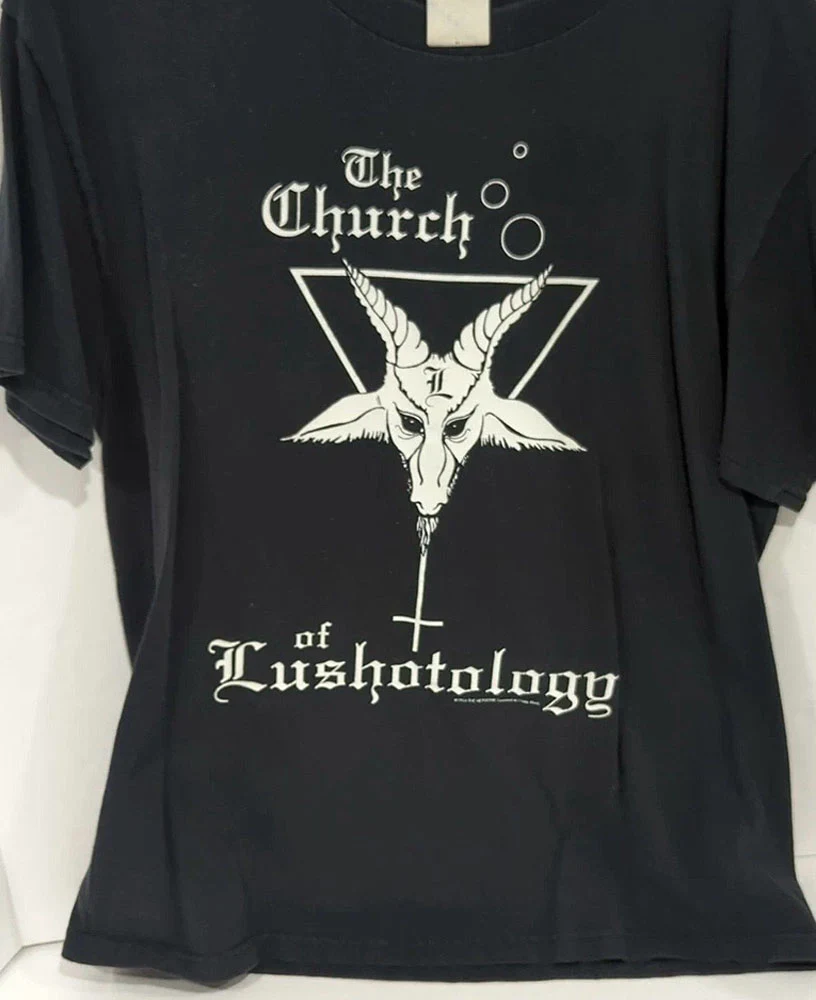 The Church of Lushotology t-shirt