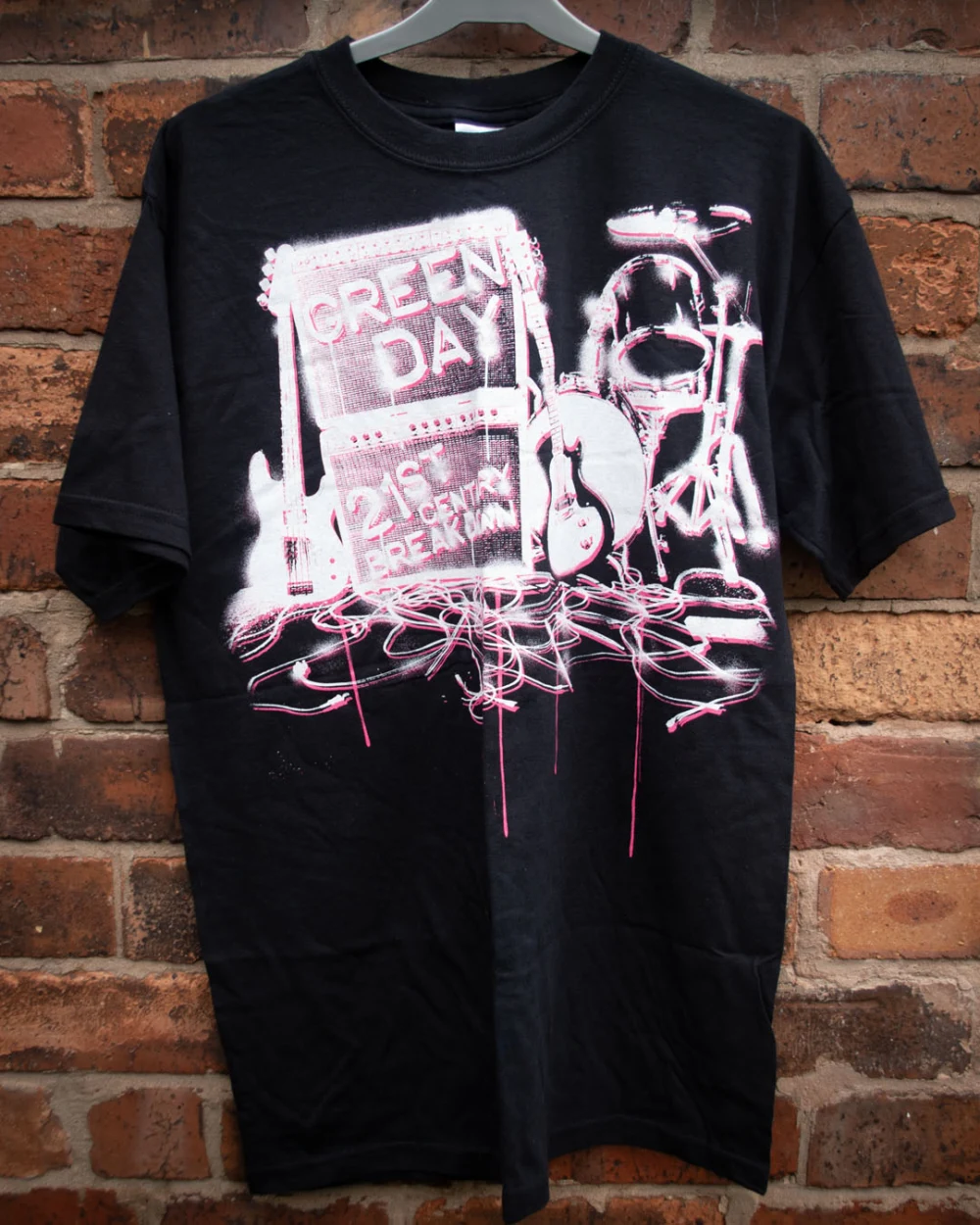 21st Century Breakdown black and pink stage shirt