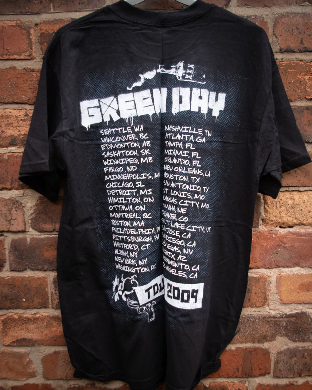 21st Century Breakdown US tour shirt - back