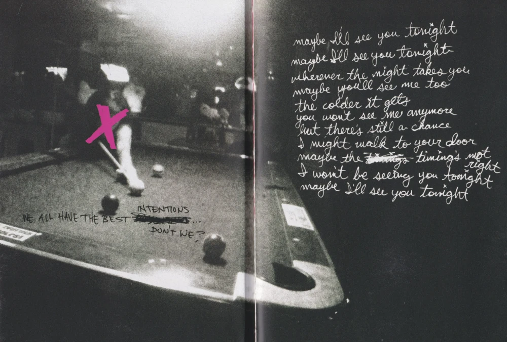 ¡Dos! hardcover lyric book - page 4-5