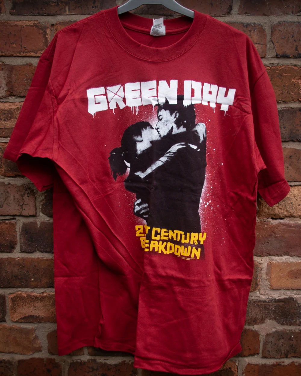 Red North American tour shirt - front