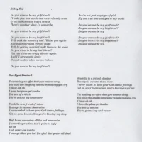 Bobby Sox and One Eyed Bastard lyrics
