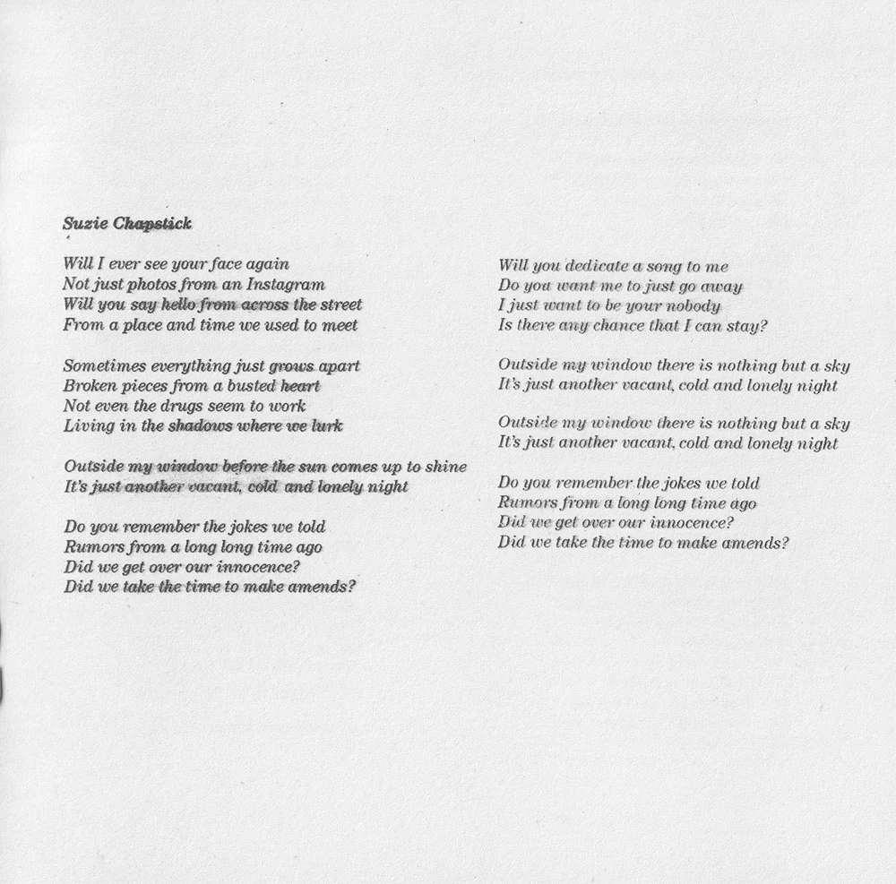 Suzie Chapstick lyrics