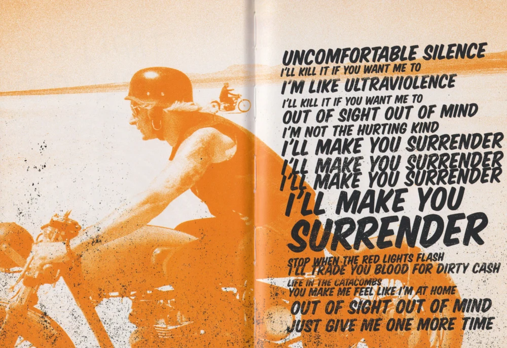 ¡Dos! hardcover lyric book - page 10-11