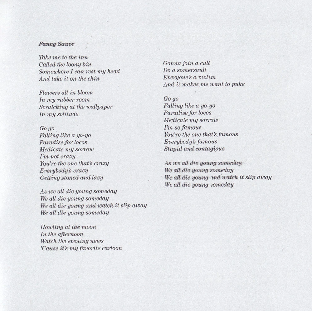 Fancy Sauce lyrics