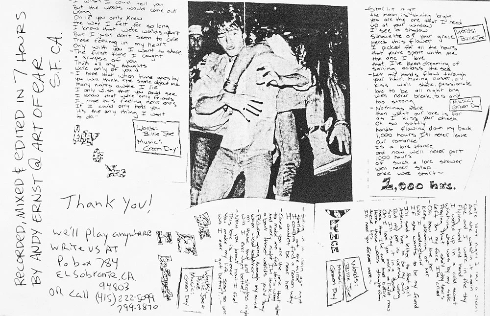 1000 Hours - lyric sheet