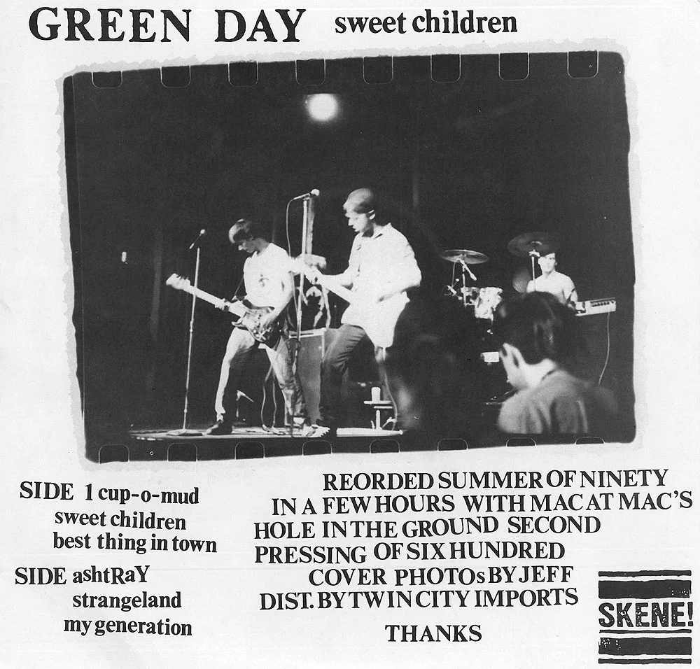 Sweet Children 2nd pressing - back cover