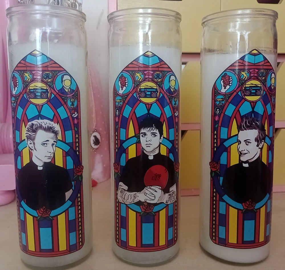 God's Favorite Band prayer candles