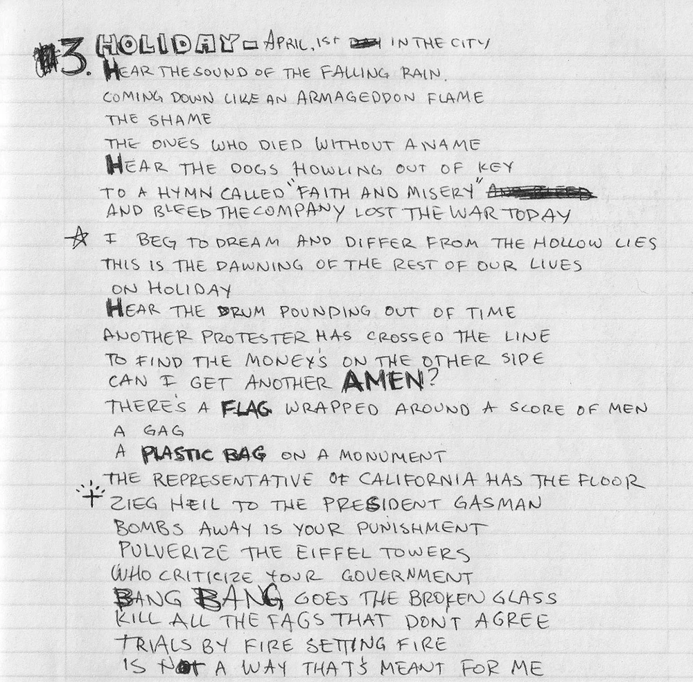 American Idiot booklet - page 6