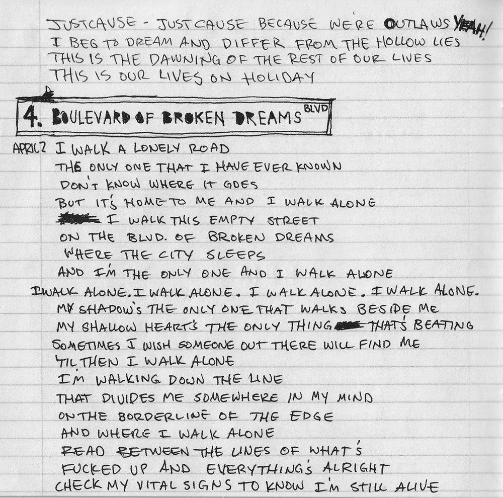 American Idiot booklet - page 7