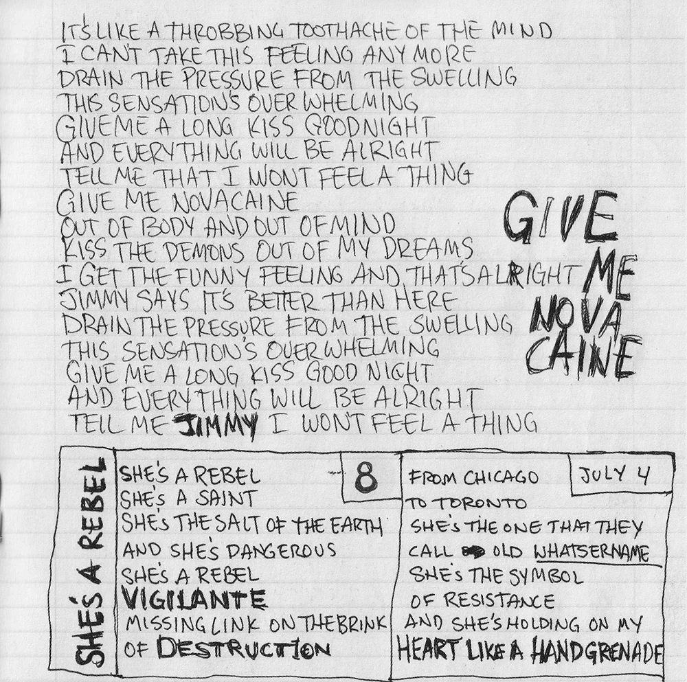 American Idiot booklet - page 10