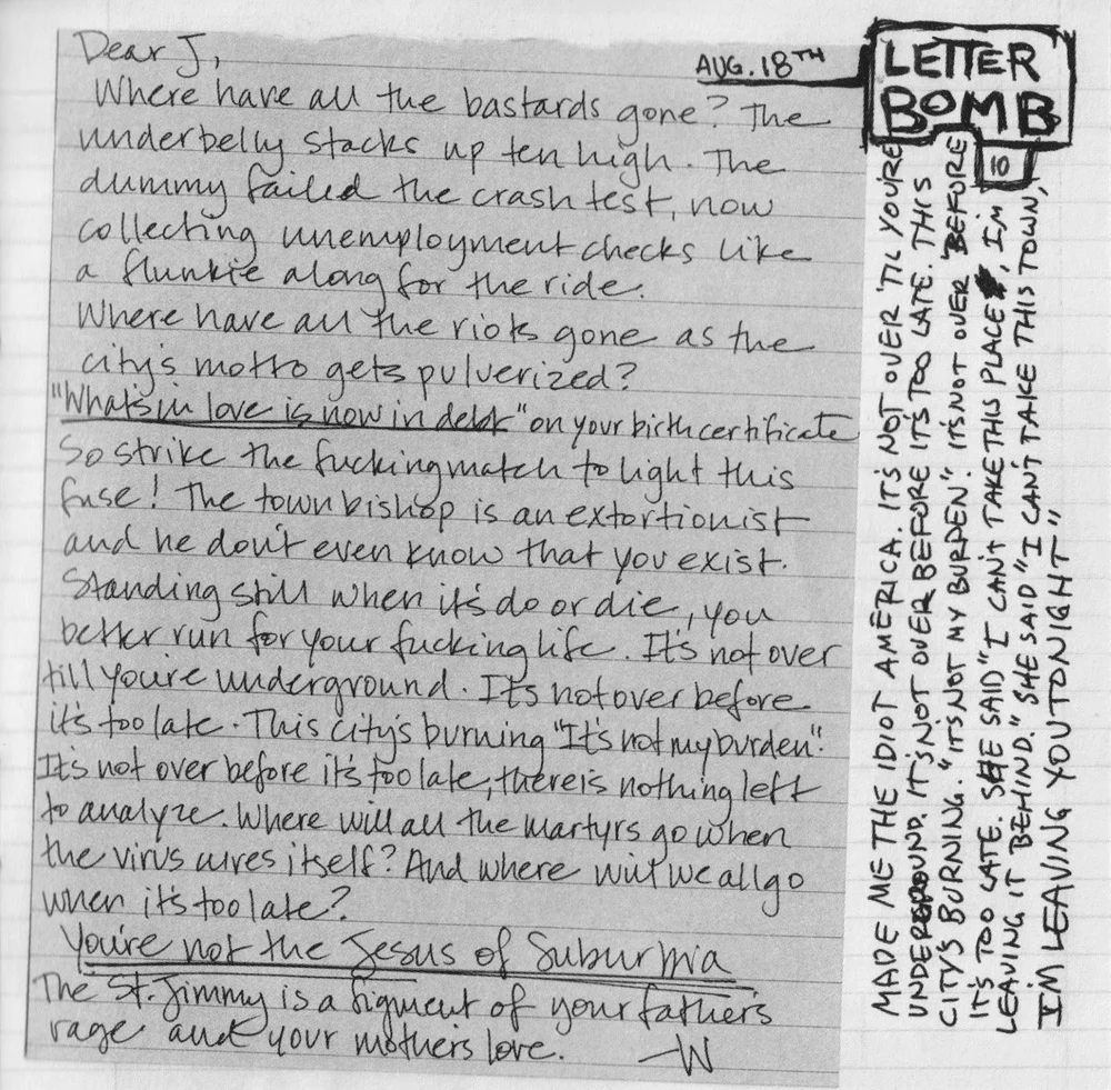 American Idiot booklet - page 12