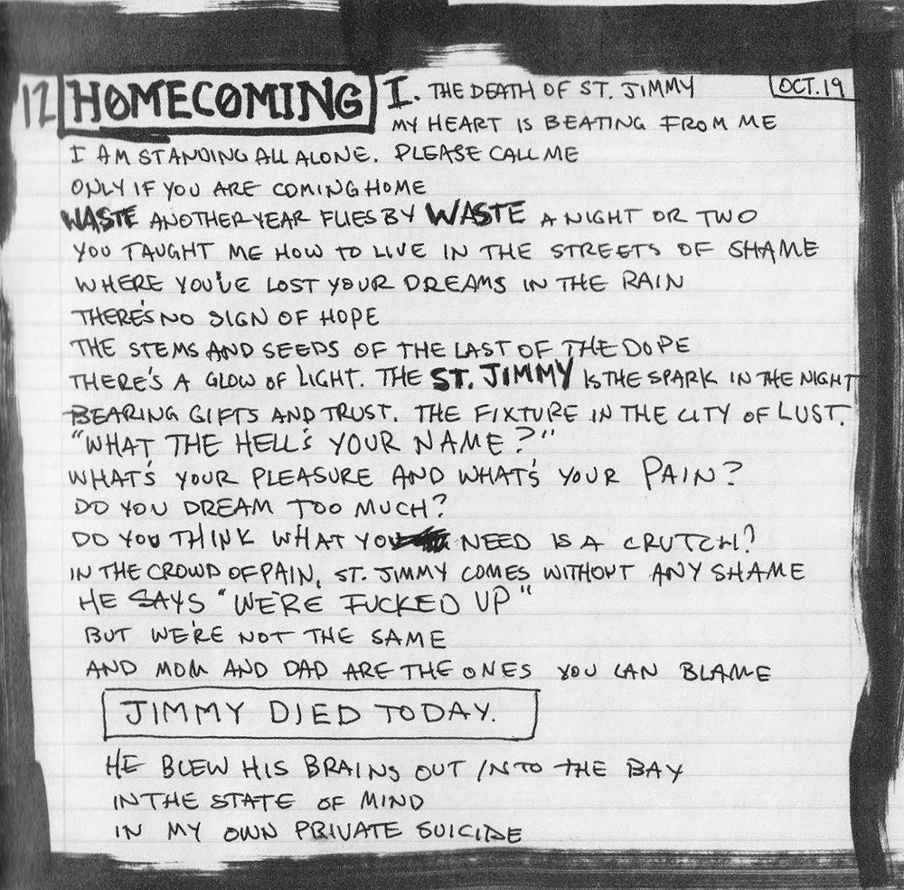 American Idiot booklet - page 14