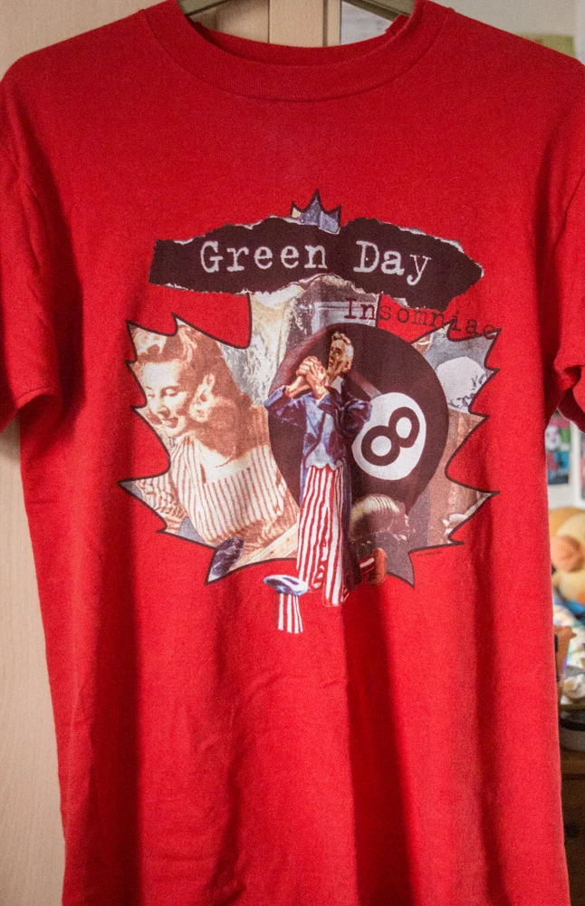 Insomniac Canadian tour shirt - front